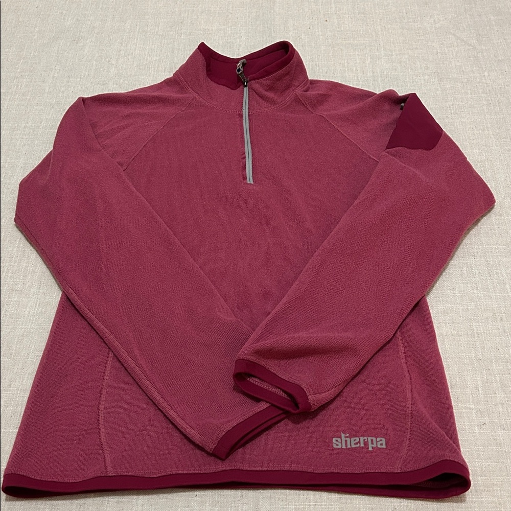 Sherpa Adventure Gear Top Women's S Pink Outdoor Active Divya Zip Tee - Picture 12 of 12